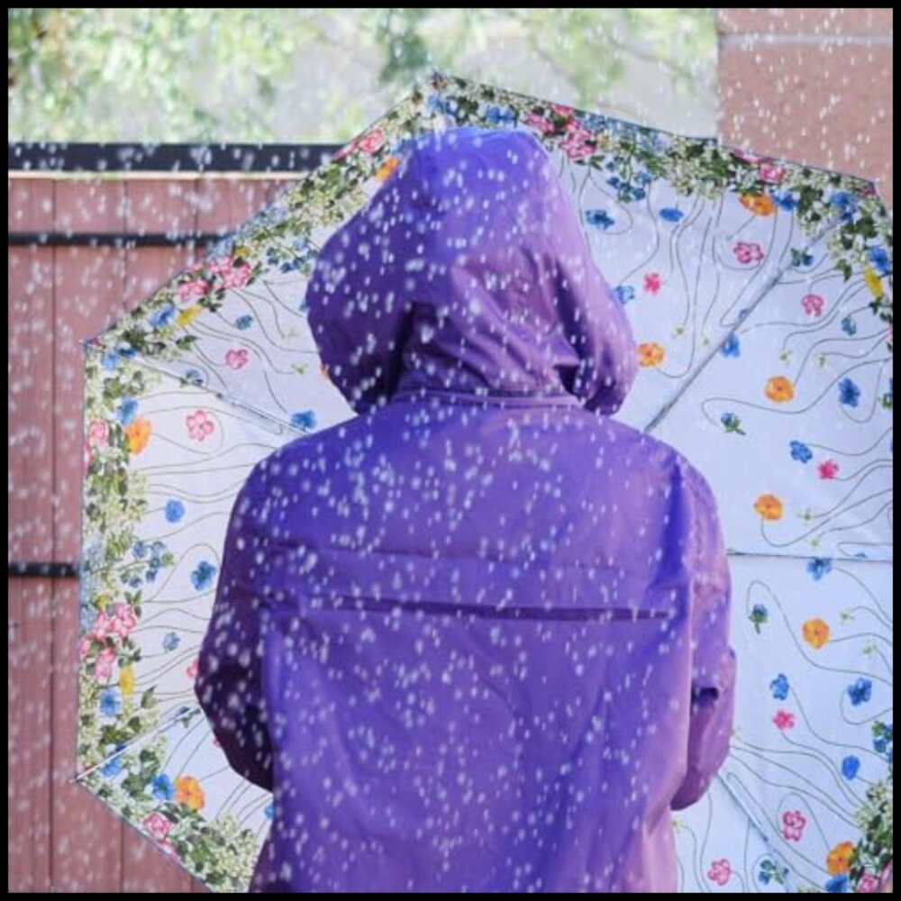 Compact Folding Umbrella Windproof Auto Open Clos… - image 2